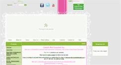 Desktop Screenshot of canadanailsupplies.com